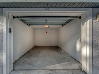 Inside of garage